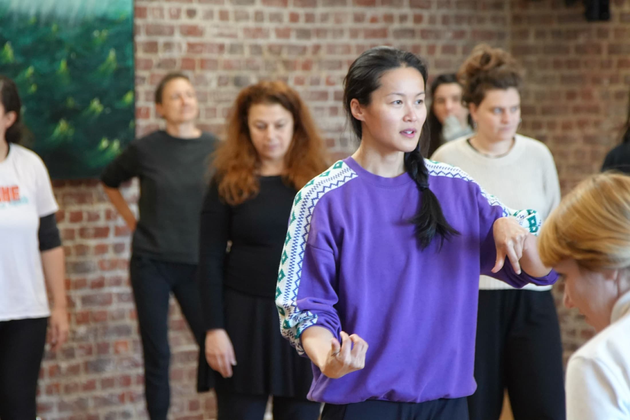 Group practice at Forest Lighthouse