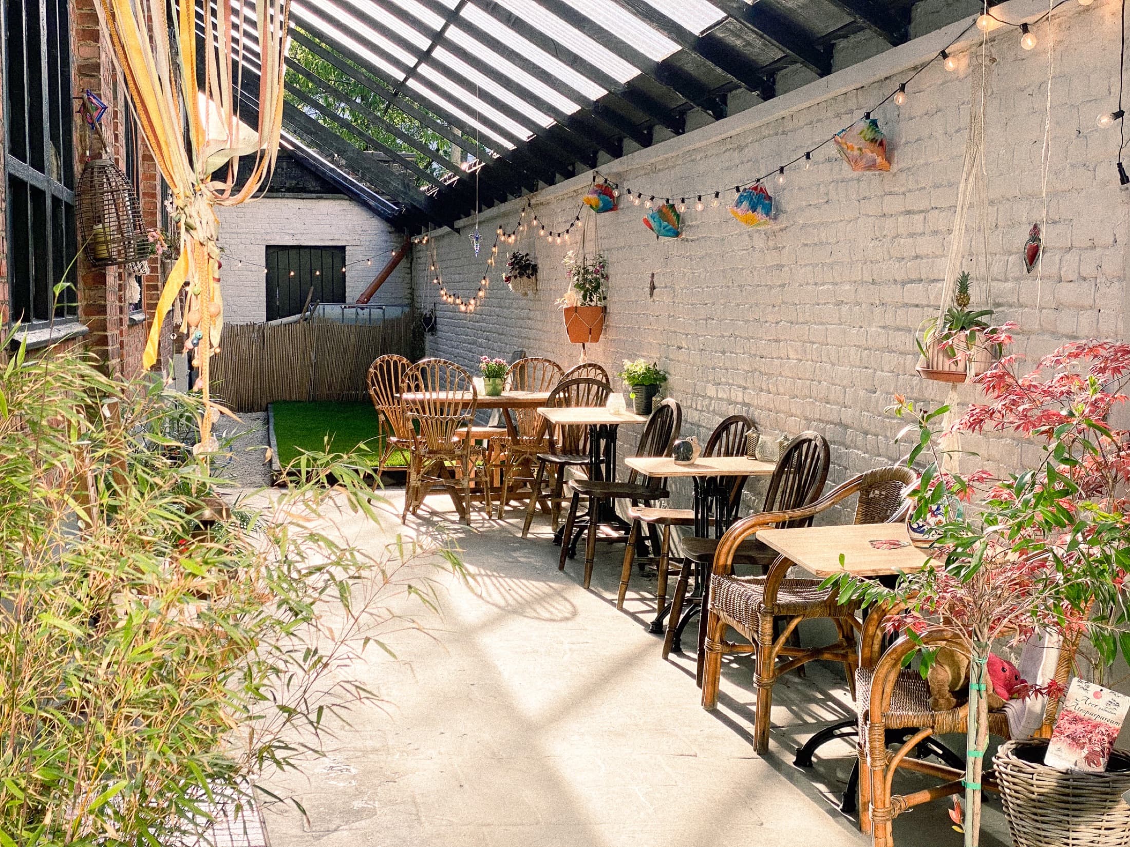 The patio at Forest Lighthouse