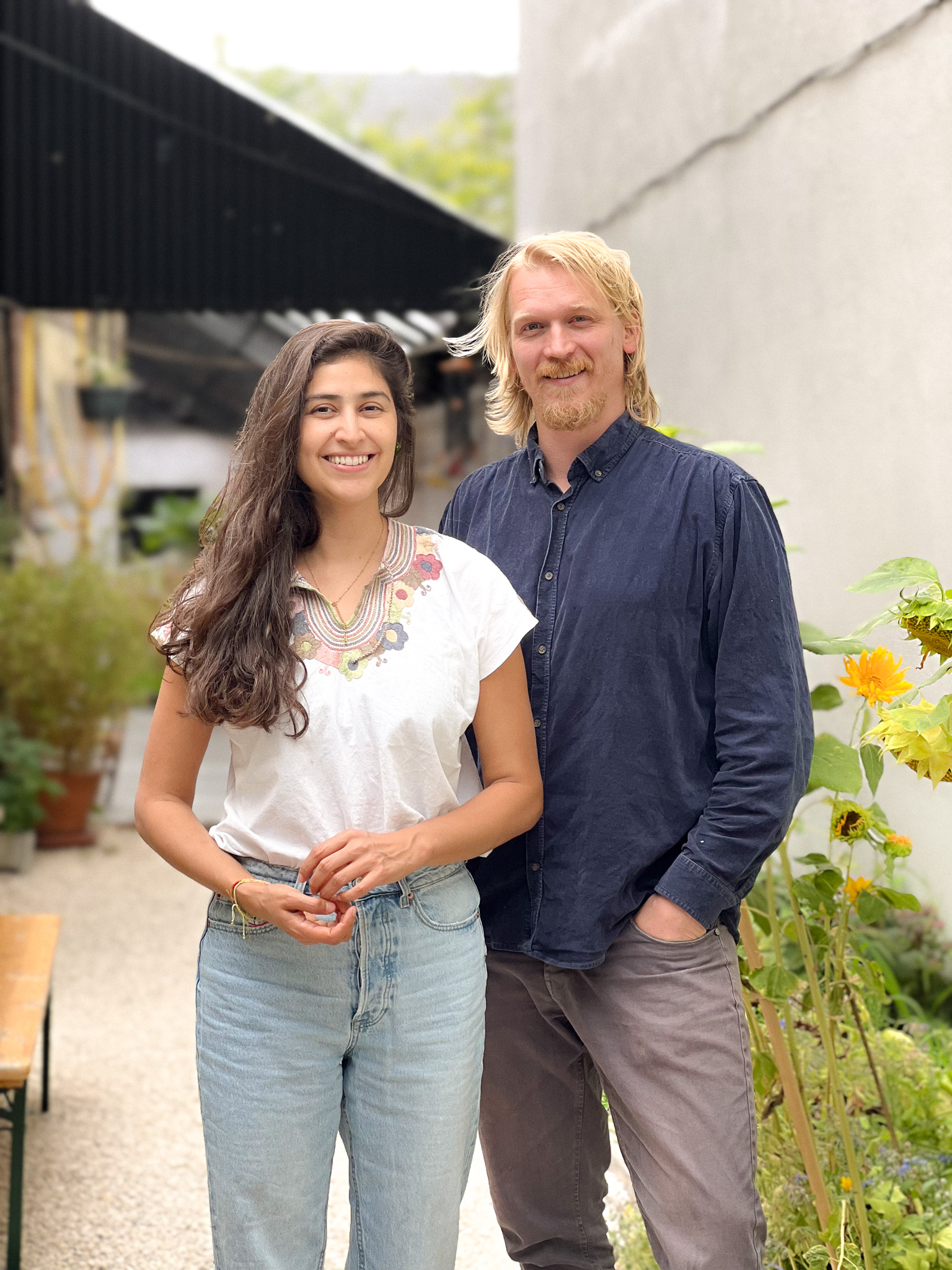Nikos and Betzabel at Forest Lighthouse